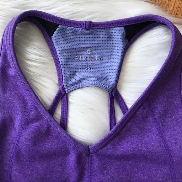 ATHLETA HEATHER PURPLE ACTIVE TANK TOP - Picture 4 of 5
